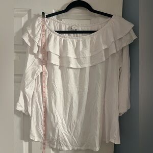 J Jill white top. Gently used condition